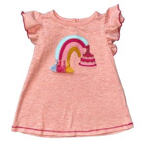 Mud Pie baby girls 1st Birthday rainbow Tunic 12-18m NWOT ONE 1 groovy